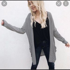 Carly Jean sailor stripe kimono